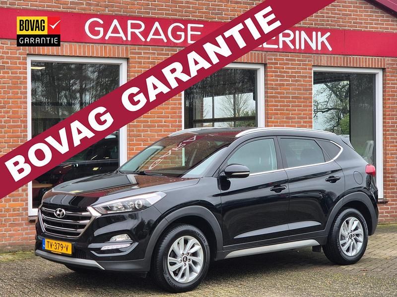 Zwart Gebruikt 2019 Hyundai Tucson Comfort SUV | € 18.250 (Eerlijke prijs) - Afbeelding 1/4