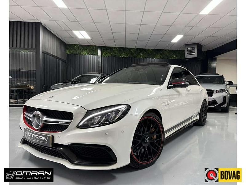 Wit Gebruikt 2015 Mercedes C63S AMG AMG Edition 1 Sedan | € 41.990 (Duur) - Afbeelding 1/4