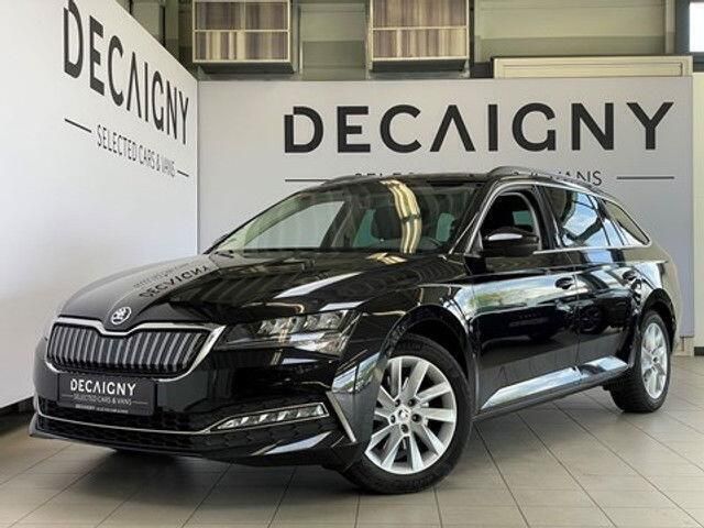 Zwart Gebruikt 2021 Skoda Superb Ambition Stationwagen | € 25.875 (Eerlijke prijs) - Afbeelding 1/4