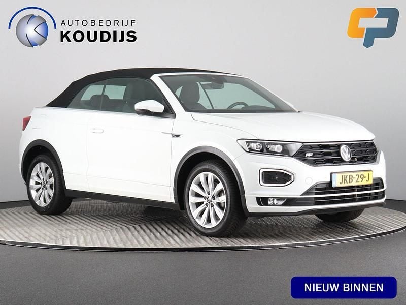 Wit Gebruikt 2021 VW T-Roc Cabriolet R-line Cabriolet | € 26.990 (Goede deal) - Afbeelding 1/4