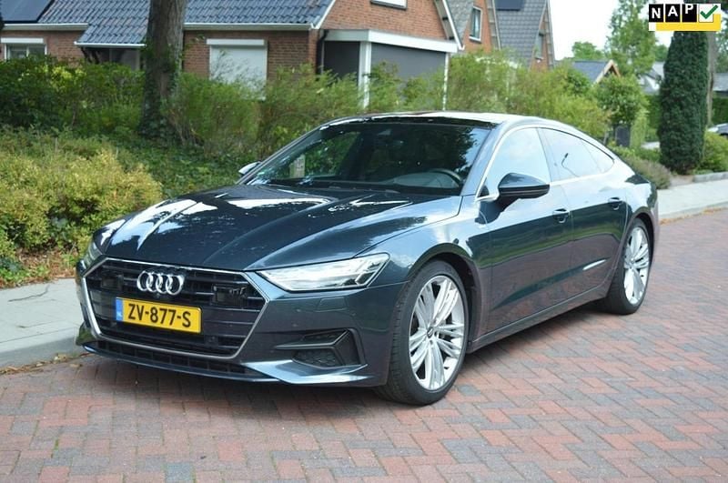 Blauw Gebruikt 2018 Audi A7 Proline Hatchback | € 36.995 (Super prijs) - Afbeelding 1/4