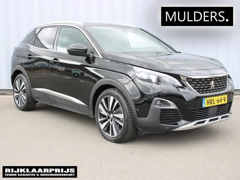 Zwart Gebruikt 2020 Peugeot 3008 GT SUV | € 23.945 (Eerlijke prijs) - Afbeelding 1/4