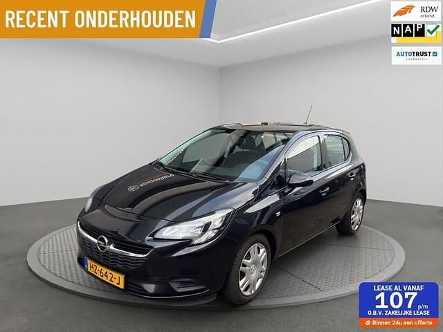 Zwart Gebruikt 2016 Opel Corsa Edition Hatchback | € 6.295 (Goede deal) - Afbeelding 1/4