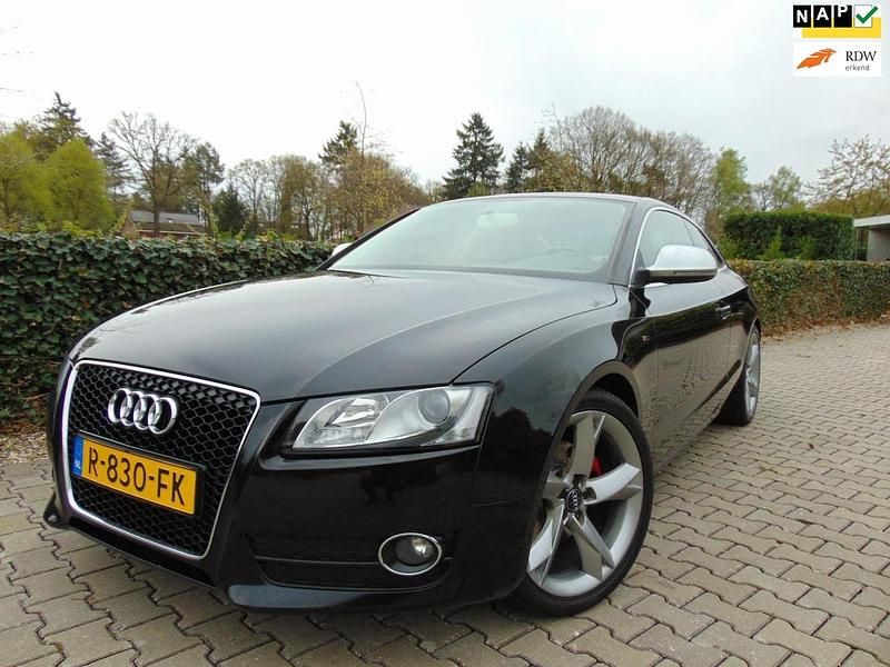 Zwart Gebruikt 2008 Audi A5 S-Line Coupé | € 7.450 (Duur) - Afbeelding 1/4