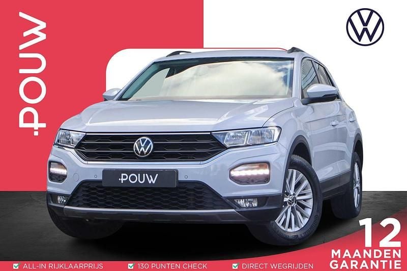 Wit Gebruikt 2021 VW T-Roc Style SUV | € 20.950 (Eerlijke prijs) - Afbeelding 1/4
