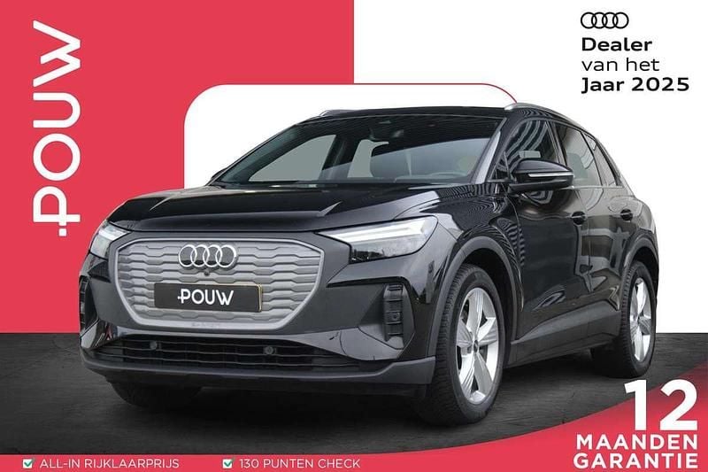 Zwart Gebruikt 2022 Audi Q4 e-tron Design SUV | € 27.450 (Goede deal) - Afbeelding 1/4