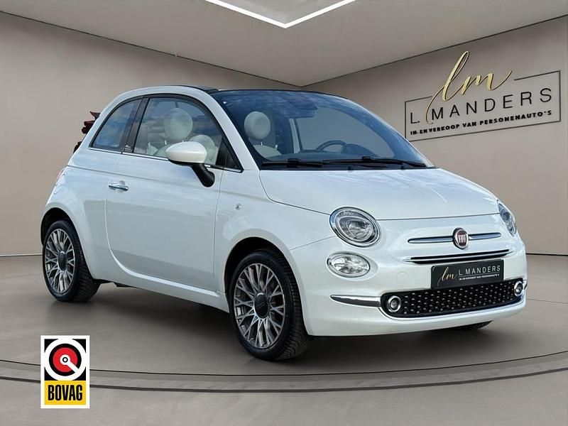 Wit Gebruikt 2020 Fiat 500C Star Cabriolet | € 14.790 (Eerlijke prijs) - Afbeelding 1/4