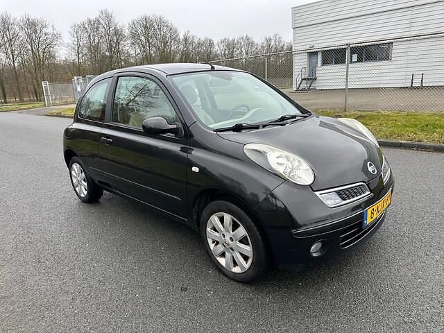 Occasion Nissan Micra Acenta 88 PK (64 kW) 2008 Zwart Hatchback