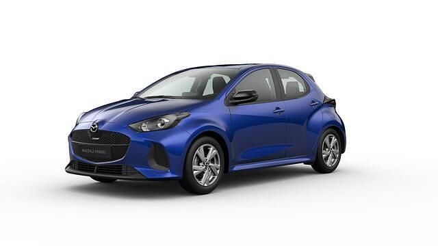 Blauw Nieuw 2025 Mazda 2 Exclusive-Line Hatchback | € 31.590 (Eerlijke prijs) - Afbeelding 1/4