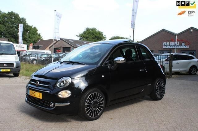 Zwart Gebruikt 2016 Fiat 500 Lounge Hatchback | € 9.750 (Iets duurder) - Afbeelding 1/4