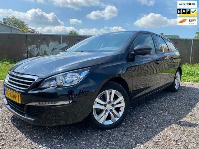 Zwart Gebruikt 2015 Peugeot 308 Stationwagen | € 7.499 (Eerlijke prijs) - Afbeelding 1/4
