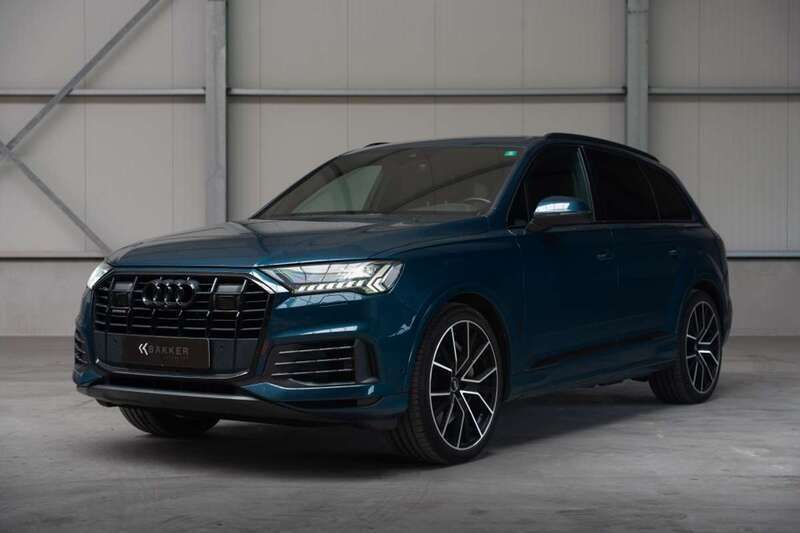 Blauw Gebruikt 2020 Audi Q7 S-Line SUV | € 51.495 - Afbeelding 1/4