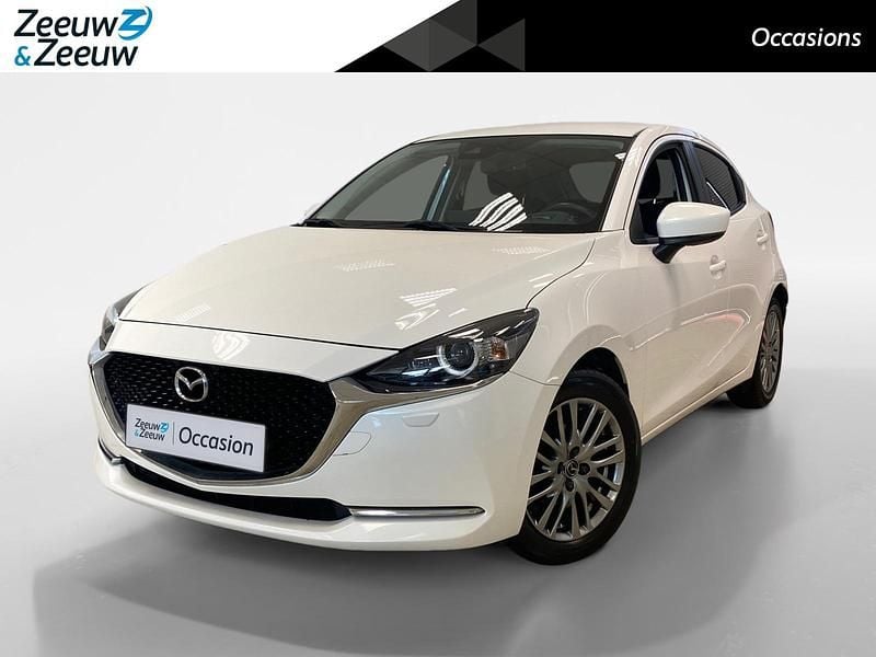 Wit Gebruikt 2022 Mazda 2 Luxury Hatchback | € 15.450 (Eerlijke prijs) - Afbeelding 1/4