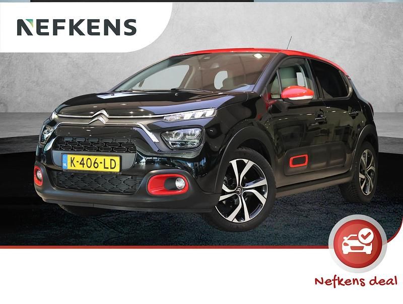 Zwart Occasion 2021 Citroën C3 Shine Hatchback | € 12.425 (Eerlijke prijs) - Afbeelding 1/3