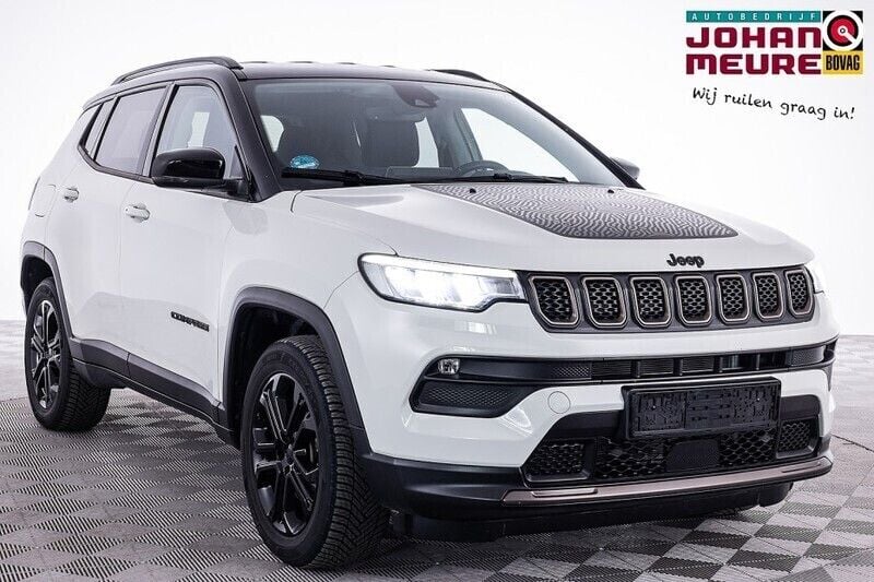 Wit Gebruikt 2022 Jeep Compass SUV | € 26.900 (Super prijs) - Afbeelding 1/4