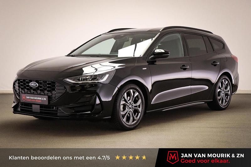 Zwart Gebruikt 2024 Ford Focus ST-Line X Stationwagen | € 24.595 (Goede deal) - Afbeelding 1/4