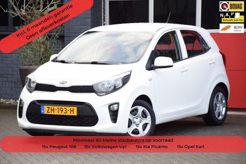 Wit Gebruikt 2019 Kia Picanto 2 Hatchback | € 8.950 (Super prijs) - Afbeelding 1/3