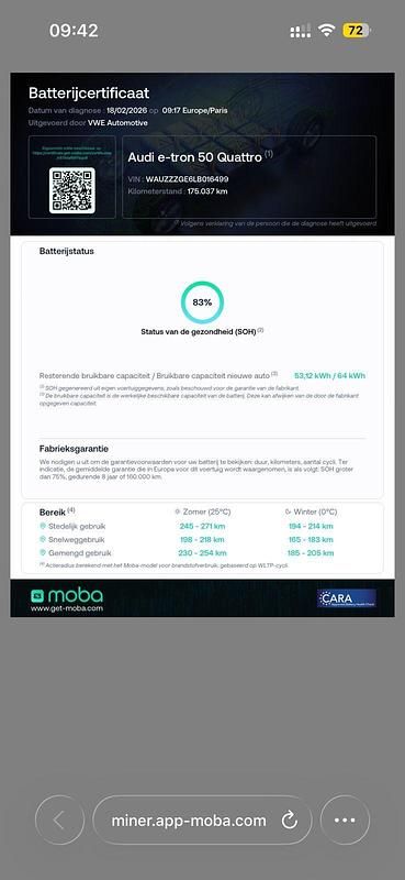 Occasion Audi e-tron 230 kW (313 PK) 2020 Grijs (metallic) SUV