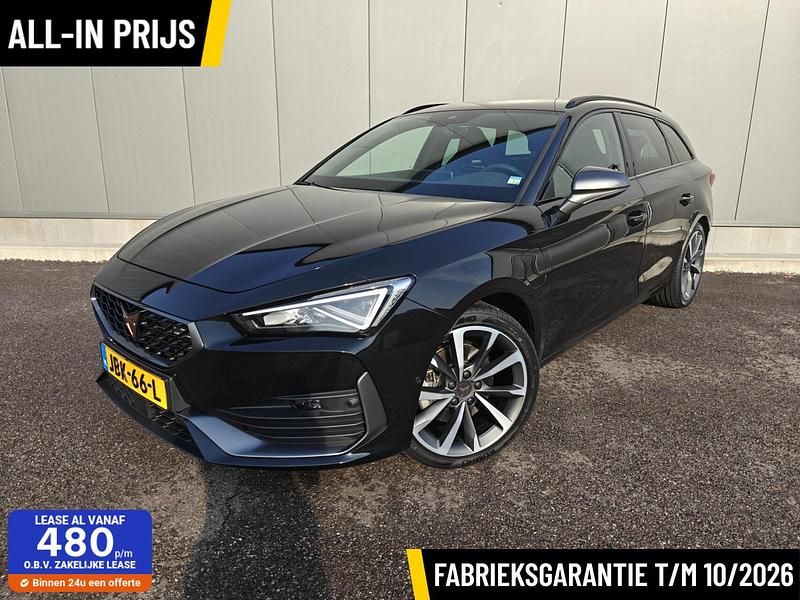 Zwart Gebruikt 2023 Cupra Leon VZ Stationwagen | € 29.940 (Eerlijke prijs) - Afbeelding 1/4