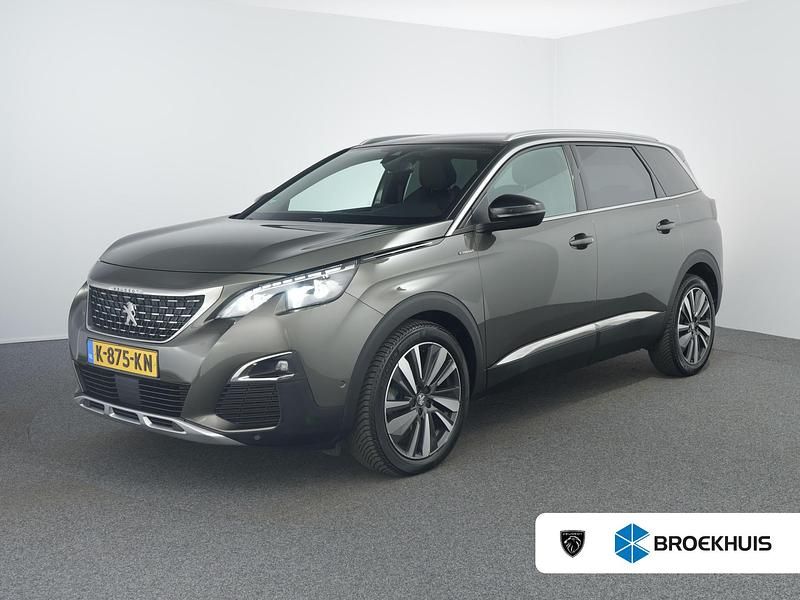 Grijs Gebruikt 2021 Peugeot 5008 GT-line MPV | € 23.895 (Eerlijke prijs) - Afbeelding 1/4