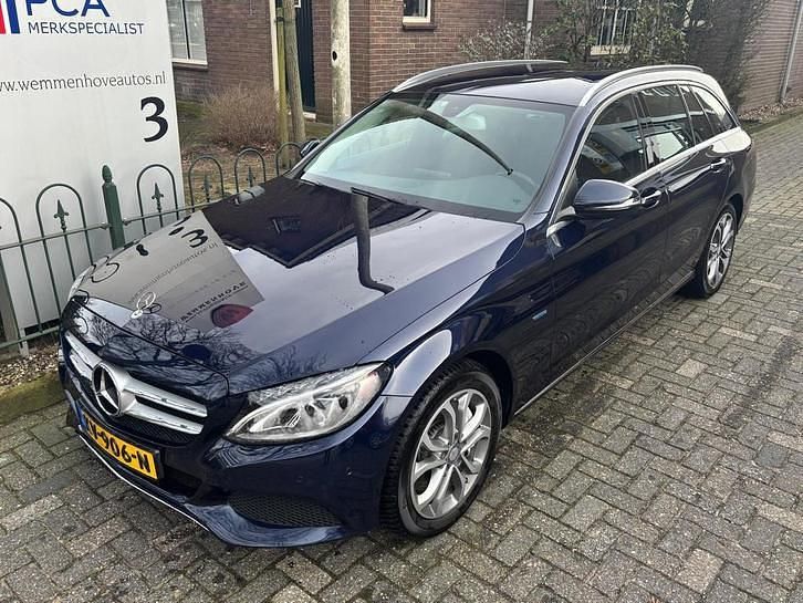 Occasion Mercedes C350e Edition 279 PK (205 kW) 2016 Blauw Stationwagen