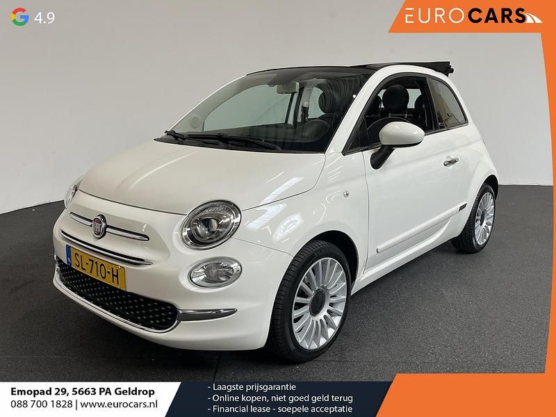 Wit Gebruikt 2018 Fiat 500C Lounge Cabriolet | € 8.490 (Goede deal) - Afbeelding 1/4