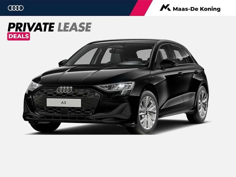 Zwart Nieuw 2025 Audi A3 Sportback e-tron Proline Sedan | € 41.375 (Eerlijke prijs) - Afbeelding 1/4