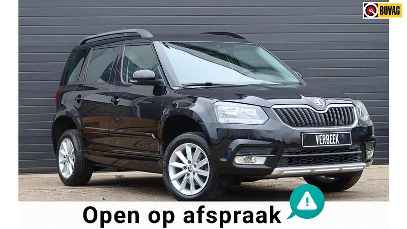 Zwart Occasion 2015 Skoda Yeti Elegance SUV | € 16.950 (Eerlijke prijs) - Afbeelding 1/4
