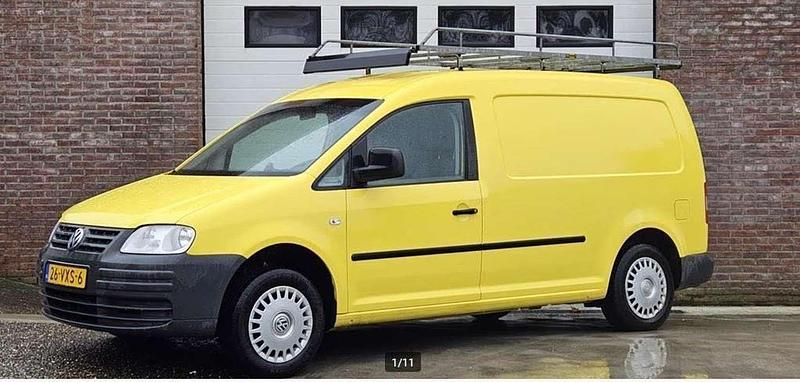 Geel Occasion 2008 VW Caddy Maxi MPV | € 4.500 (Eerlijke prijs) - Afbeelding 1/4