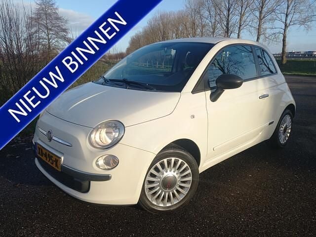 Wit Gebruikt 2011 Fiat 500 Lounge Hatchback | € 3.999 (Super prijs) - Afbeelding 1/4