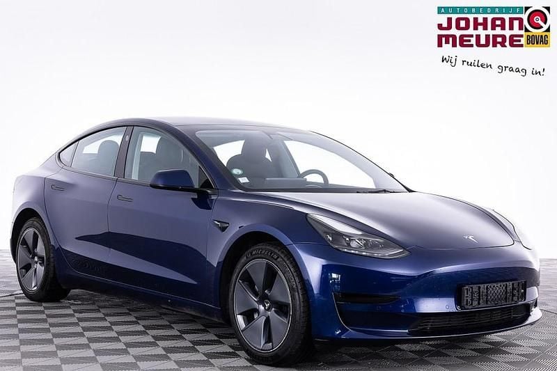 Occasion Tesla Model 3 Standard Range 235 kW (320 PK) 2021 Blauw Sedan
