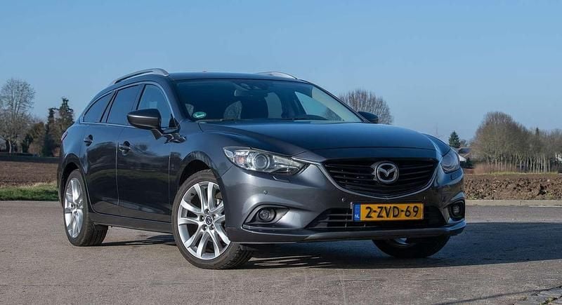 Grijs Occasion 2014 Mazda 6 Stationwagen | € 9.750 (Super prijs) - Afbeelding 1/4