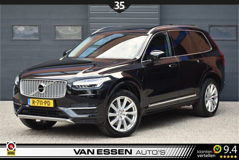 Zwart Gebruikt 2018 Volvo XC90 Inscription SUV | € 38.950 (Eerlijke prijs) - Afbeelding 1/4