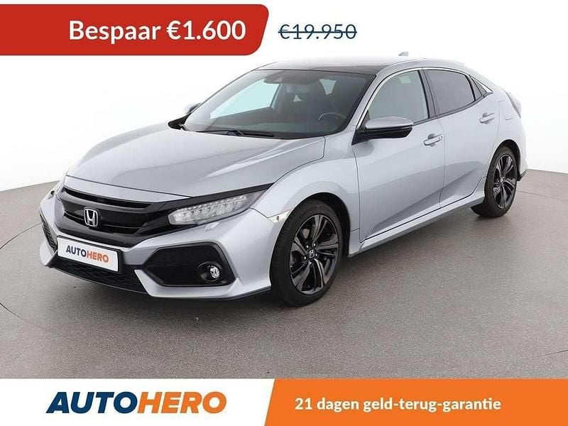 Grijs Gebruikt 2018 Honda Civic Executive Hatchback | € 18.549 (Goede deal) - Afbeelding 1/3