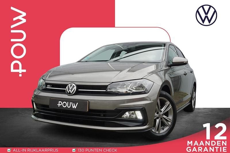 Grijs Occasion 2021 VW Polo R-line Edition Hatchback | € 16.950 (Iets duurder) - Afbeelding 1/4
