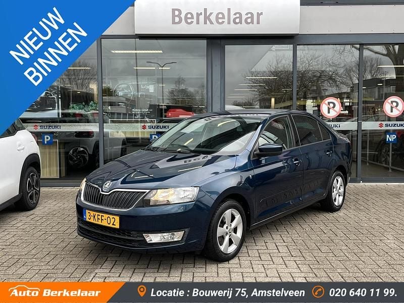 Blauw Gebruikt 2013 Skoda Rapid Elegance Hatchback | € 9.690 - Afbeelding 1/4