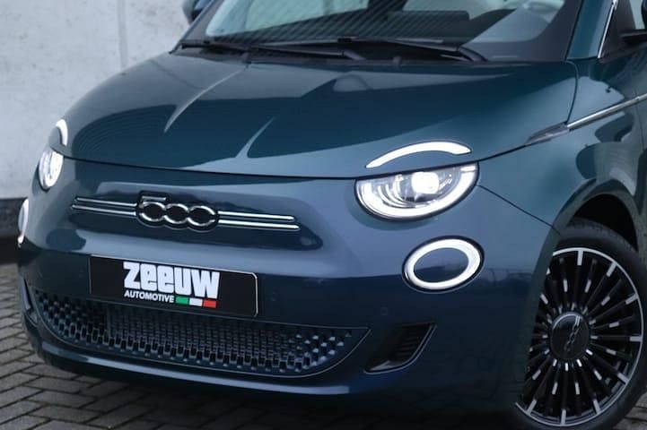 Occasion Fiat 500e La Prima 86 kW (118 PK) 2021 Blauw Cabriolet