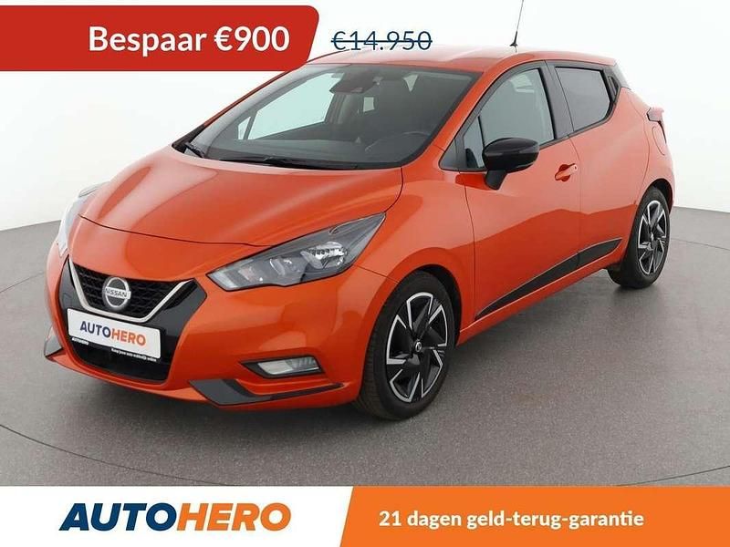 Oranje Gebruikt 2021 Nissan Micra Acenta Hatchback | € 14.249 (Eerlijke prijs) - Afbeelding 1/3