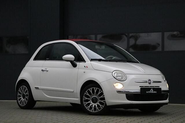 Wit Gebruikt 2011 Fiat 500 Lounge Cabriolet | € 4.900 (Eerlijke prijs) - Afbeelding 1/4