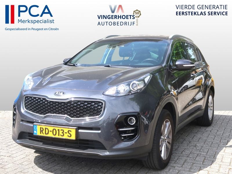 Grijs Gebruikt 2017 Kia Sportage 4 SUV | € 14.900 (Eerlijke prijs) - Afbeelding 1/4
