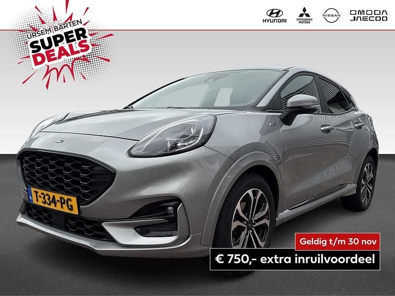 Grijs Gebruikt 2022 Ford Puma ST-Line SUV | € 17.430 (Goede deal) - Afbeelding 1/4