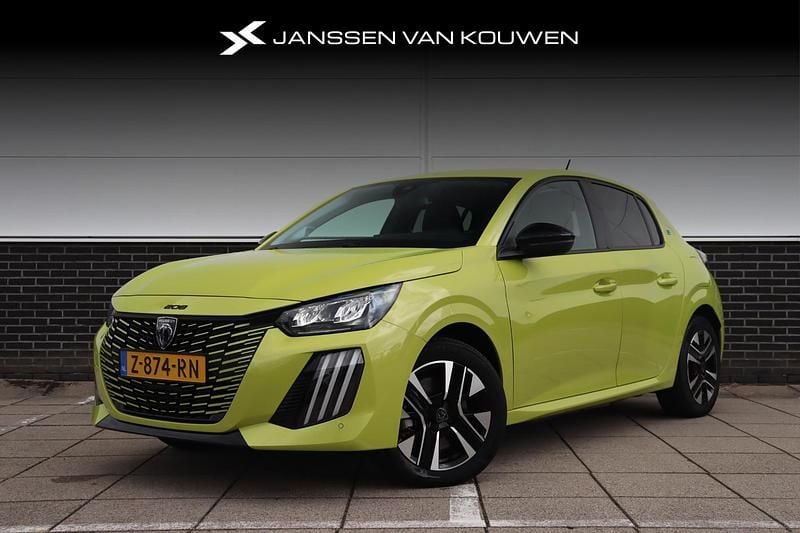 Geel Gebruikt 2024 Peugeot e-208 Style Hatchback | € 22.745 (Eerlijke prijs) - Afbeelding 1/4