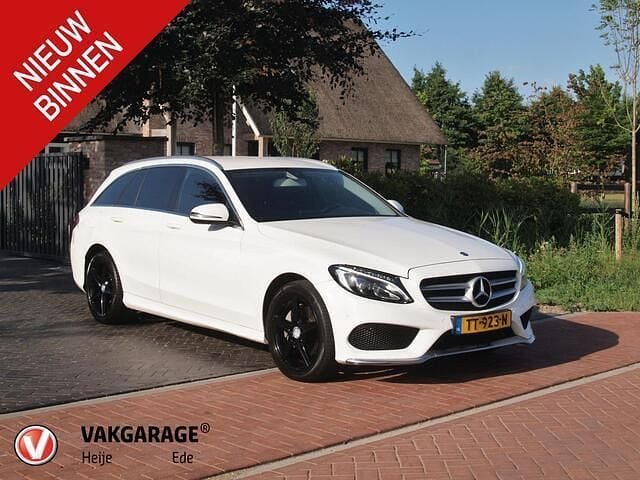 Wit Gebruikt 2016 Mercedes C180 Sport Edition Stationwagen | € 15.995 (Eerlijke prijs) - Afbeelding 1/4
