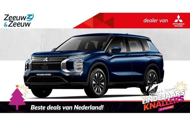 Blauw Nieuw 2025 Mitsubishi Outlander P-HEV Edition SUV | € 47.040 (Super prijs) - Afbeelding 1/4