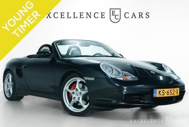 Zwart, metallic lak Gebruikt 2003 Porsche Boxster S Cabriolet | € 23.450 - Afbeelding 1/4
