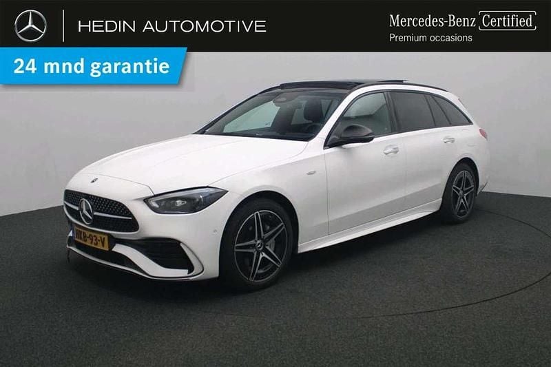 Wit Occasion 2025 Mercedes C300e Business Stationwagen | € 49.900 (Eerlijke prijs) - Afbeelding 1/3