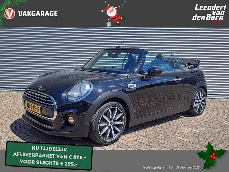 Zwart metallic Gebruikt 2016 Mini Cooper Cabriolet Business Cabriolet | € 16.995 (Eerlijke prijs) - Afbeelding 1/4