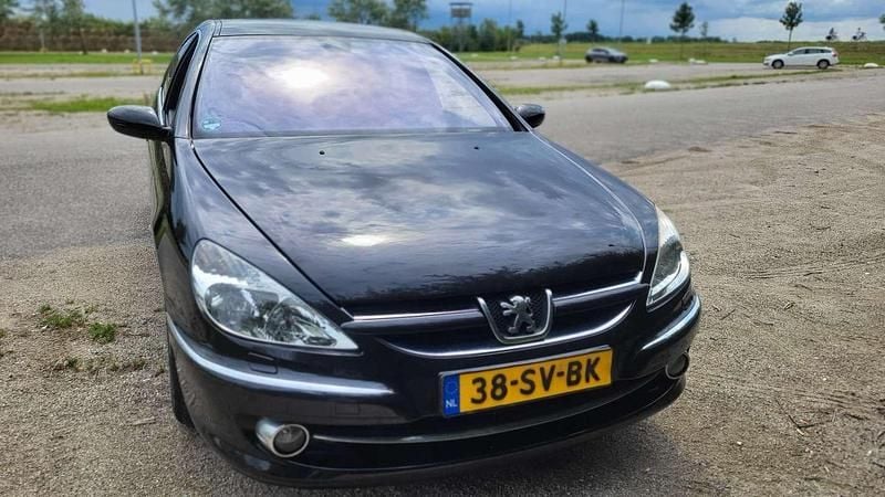 Zwart Gebruikt 2006 Peugeot 607 Sedan | € 1.500 - Afbeelding 1/4