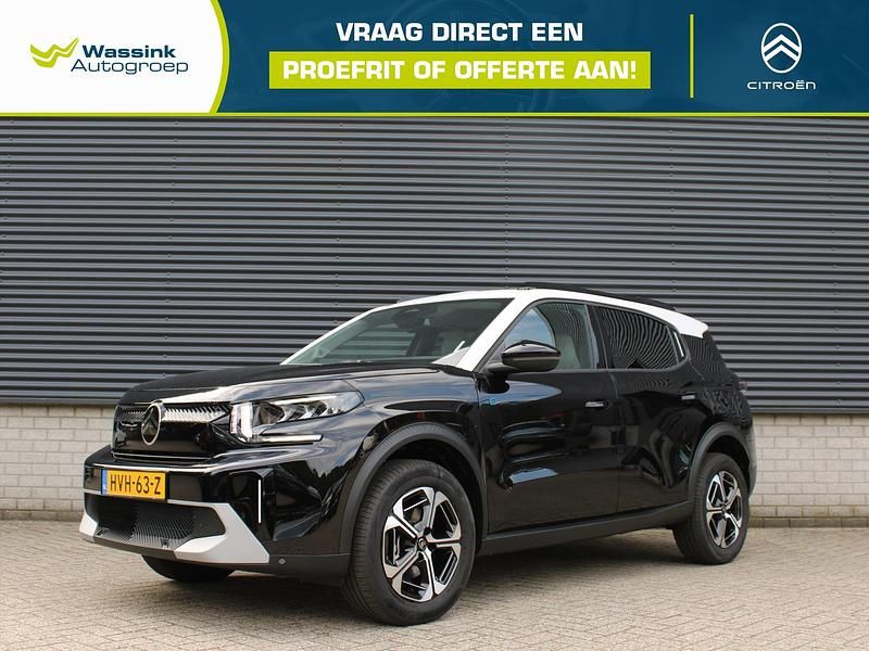 Zwart Nieuw 2025 Citroën e-C3 Aircross SUV | € 30.940 (Eerlijke prijs) - Afbeelding 1/4
