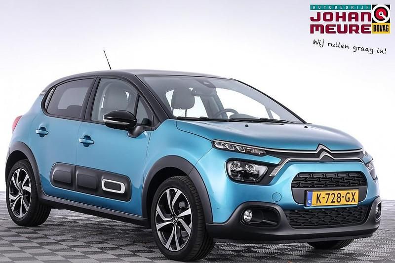 Blauw Gebruikt 2020 Citroën C3 PureTech Hatchback | € 12.490 (Eerlijke prijs) - Afbeelding 1/4